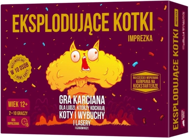 Exploding Kittens Party Pack – karetní párty hra pro 2–10 hráčů