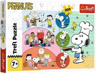 Puzzle Snoopy a přátelé 200 dílků