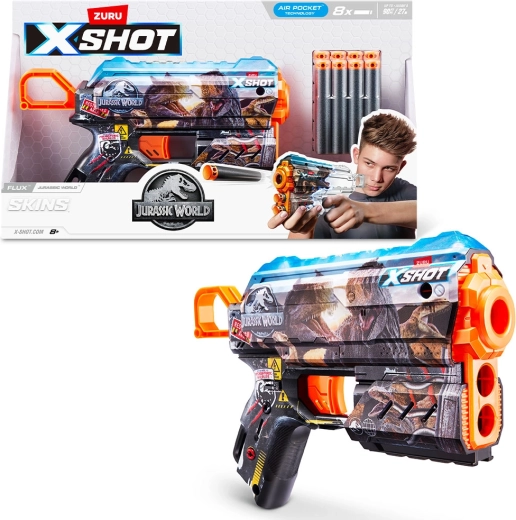 X-SHOT Jurský svět Skins Series 1 pistole na vodní náboje (8 ks)