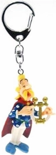 Plastoy klíčenka Troubadix s lyrou (Asterix & Obelix) - 1 kus
