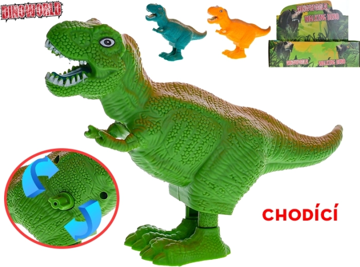 Natahovací dinosaurus T‑Rex Dinoworld 16 cm