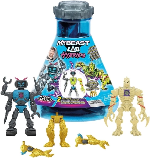 MrBeast Lab Hybrids Multipack – mixovatelná akční figurka 2 v 1