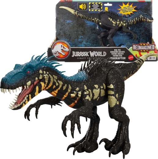 Mattel Jurassic World Reimagined interaktivní figurka dino Indoraptor 35 cm