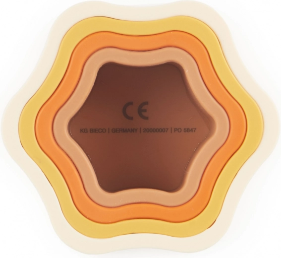 Bieco silikonová stohovací květina Chocolate Bliss