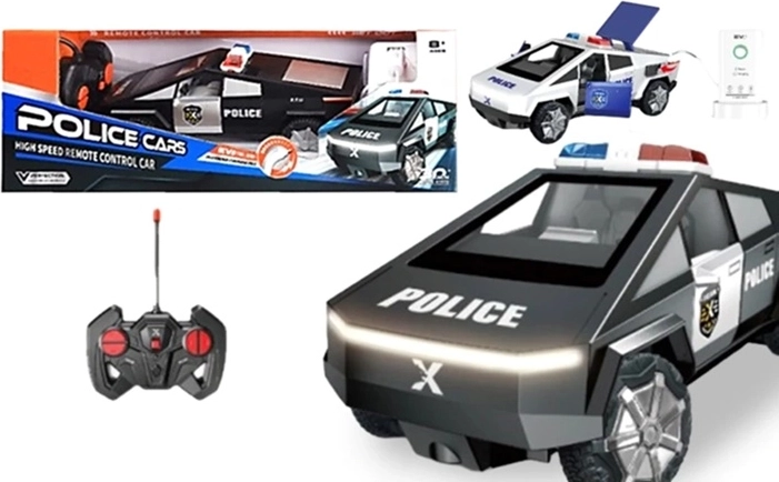 Futuristické policejní auto na dálkové ovládání