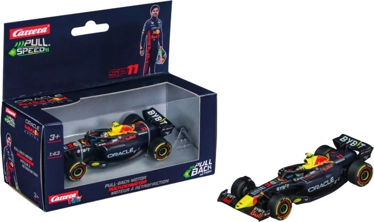 Carrera Red Bull Sergio Pérez model auta 1:43 s natahovacím pohonem