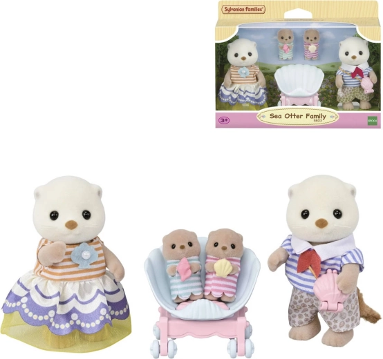 Sylvanian Families rodina mořských vyder - 4 ks