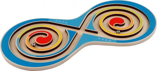 Dřevěný labyrint na rozvoj motoriky