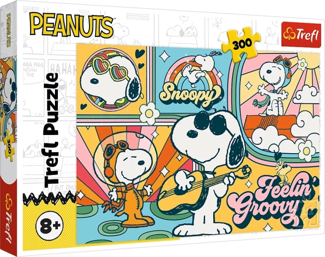 Puzzle Zábavný svět PEANUTS 300 dílků