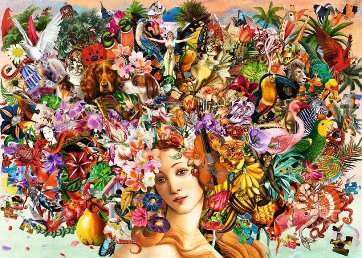 Ravensburger puzzle Myšlenková exploze 1000 dílků