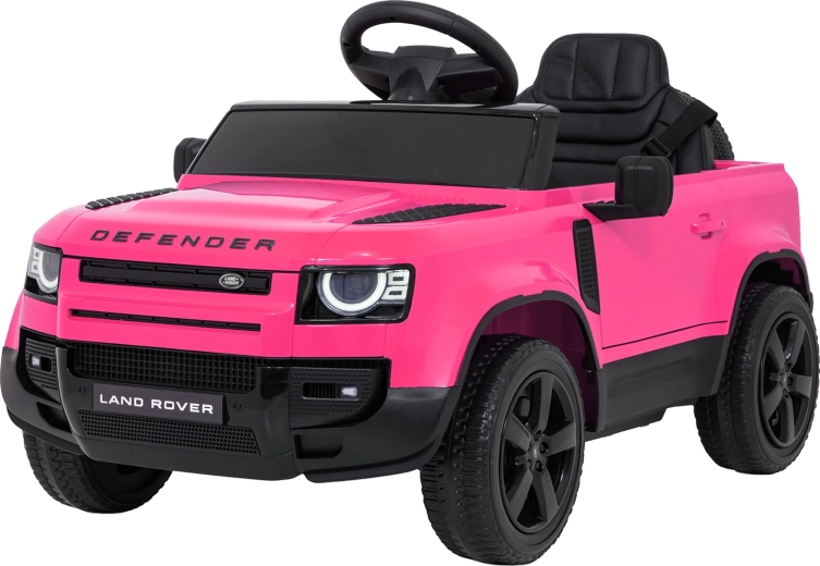 Dětské elektrické auto Land Rover Defender růžové s dálkovým ovládáním