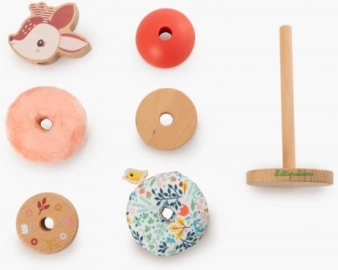 Stohovací pyramida Lilliputiens jelínek Stella