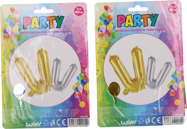 Nafukovací balónek písmeno V