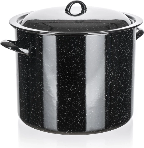 Smaltovaný hrnec s poklicí 28 cm, 14 l