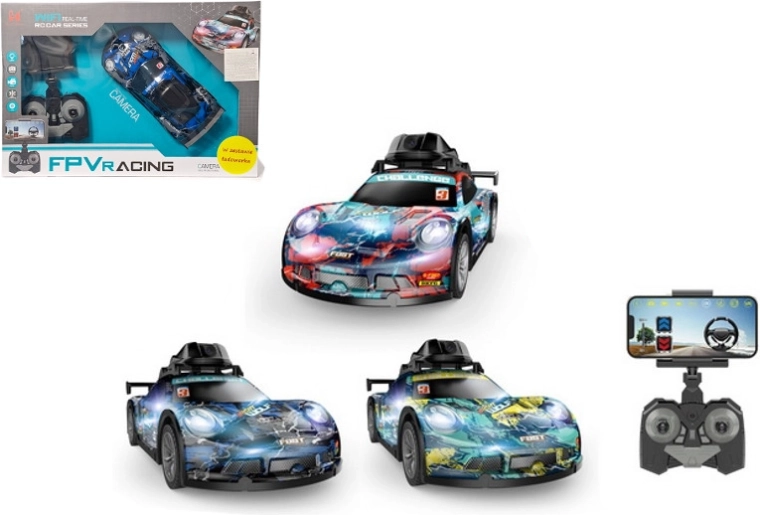 Sportovní dálkově ovládané auto s Wi‑Fi kamerou