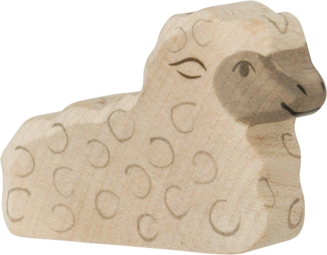 Holztiger jehně ležící - 1 kus