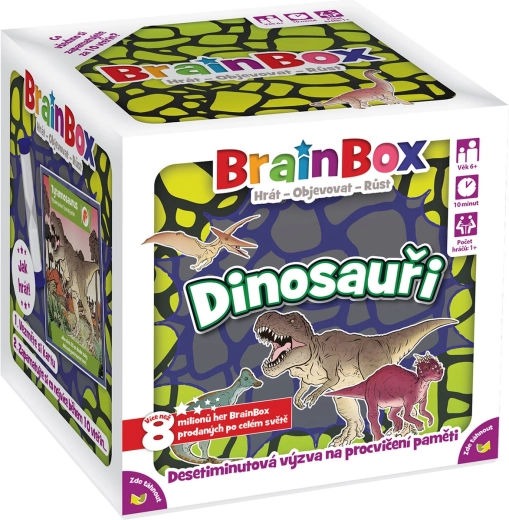 BrainBox Dinosauři – paměťová karetní hra