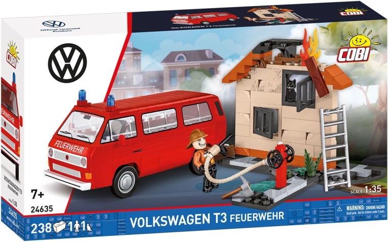 Cobi Volkswagen T3 hasiči 1:35 stavebnice
