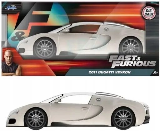 Jada model Bugatti Veyron 2011 ze série Rychle a zběsile v měřítku 1:24