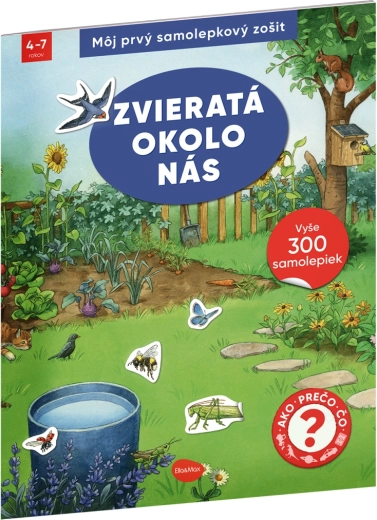 Můj první samolepkový sešit – Zvířata kolem nás