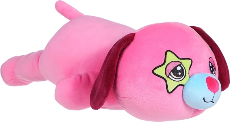 Plyšový pejsek Broskvička 50 cm – ležící