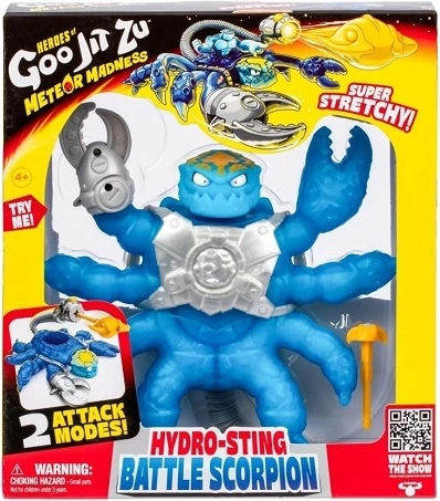 Goo Jit Zu Hydro-sting Battle scorpion – super pružná akční figurka - 1 kus