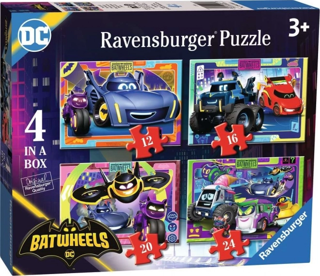 Puzzle Batwheels od Ravensburger, 4v1