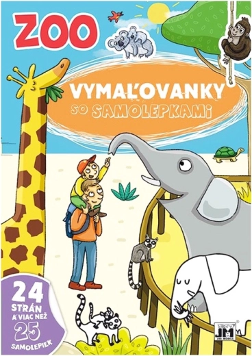 Omalovánka ZOO se samolepkami