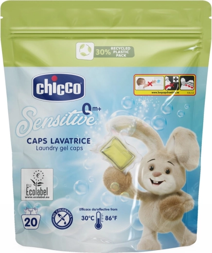 Prací kapsle CHICCO Baby Sensitive, 20 ks