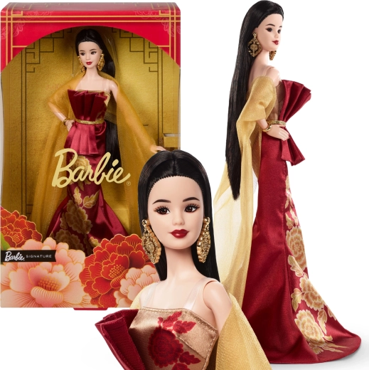 Mattel Barbie Signature sběratelská panenka k oslavě lunárního nového roku - 1 kus