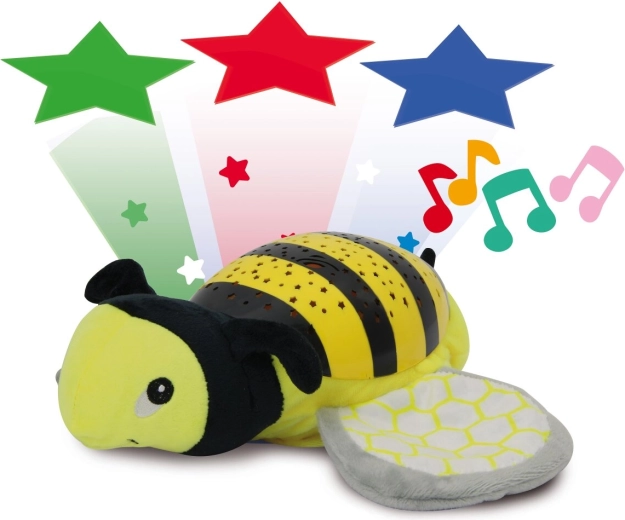 Noční světlo s projektorem a melodiemi Jamara Dreamy Bee - 1 kus