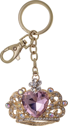 Přívěsek na klíče zlatá koruna pro děti