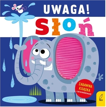 Uwaga, słoń! – senzorická knížka pro nejmenší