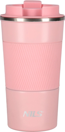 Růžový termohrnek NILS Camp 510 ml