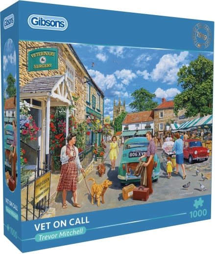 Gibsons puzzle veterinární pohotovost 1000 dílků