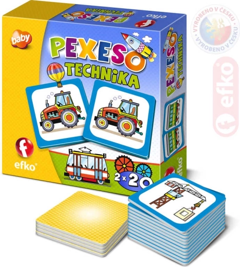 Efko baby pexeso – technika a dopravní prostředky