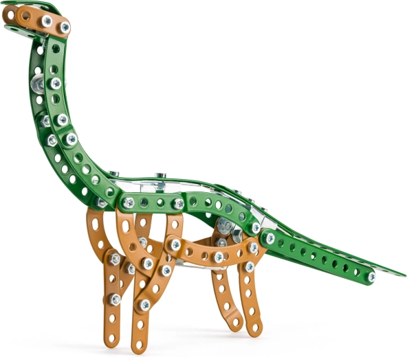 Merkur brachiosaurus – kovová stavebnice (145 dílků)