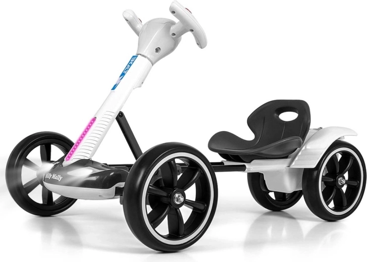 Elektrická dětská motokára Milly Mally Bolt bílá