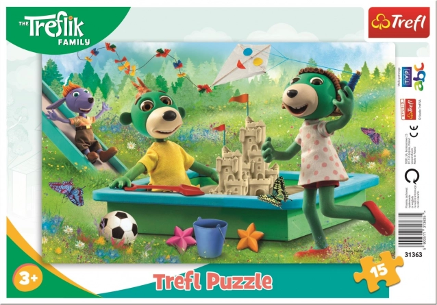 Puzzle Treflíci 15 dílků pro děti
