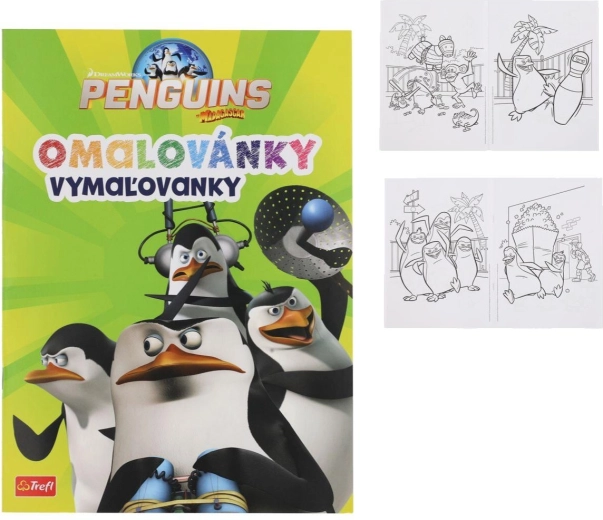 Omalovánky Tučňáci z Madagaskaru