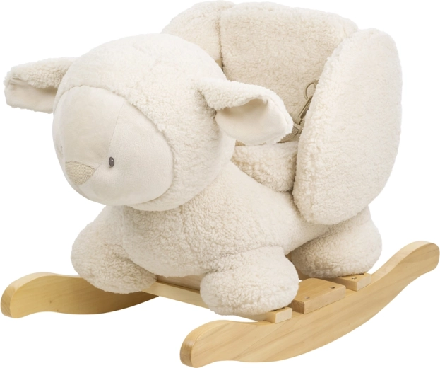 Nattou houpačka Teddy plyšová ovečka ecru