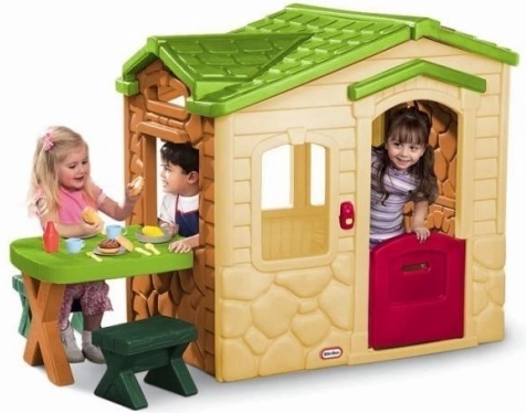 Little Tikes piknikový domeček s patio a kouzelným zvonkem