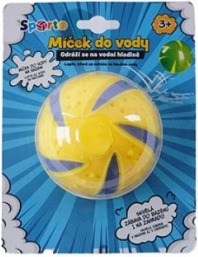 Sporto míček do vody 8 cm – žlutý
