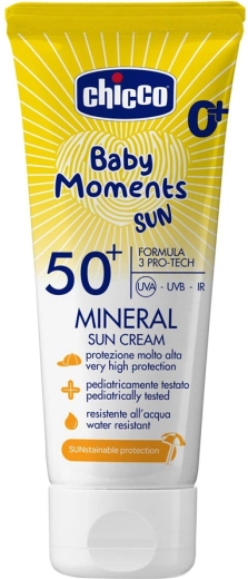 Chicco dětský minerální opalovací krém SPF 50+ 75 ml