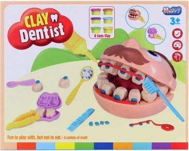 Zubařská sada s modelínou a doplňky