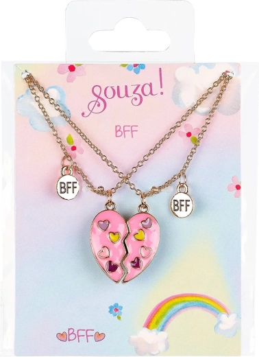 Souza! Dárková sada BFF Heart náhrdelníky se srdíčkem - 2 ks