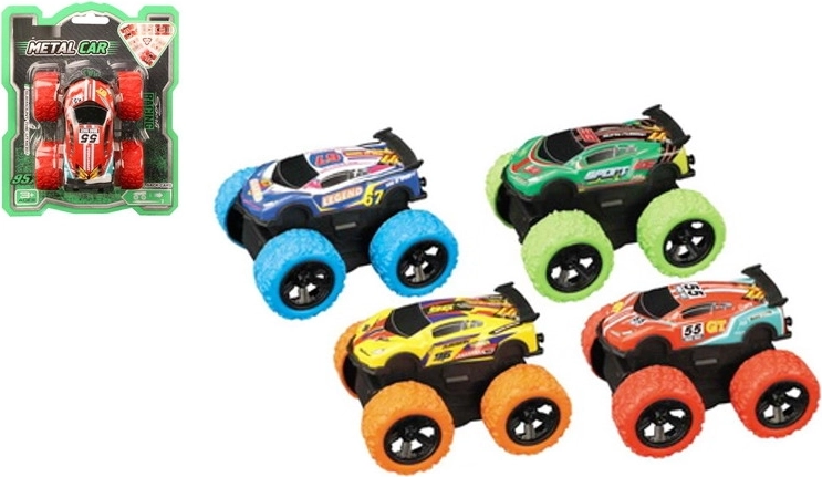 Terénní auto s natahovacím pohonem pull-back