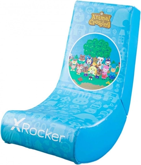 Dětská herní podlahová židle x rocker animal crossing