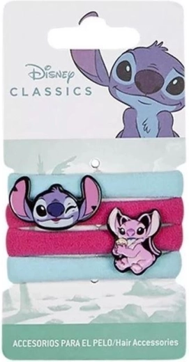 Sada gumiček do vlasů Lilo a Stitch (4 ks)