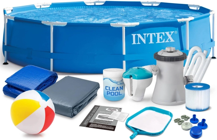 Zahradní rámový bazén 305 × 76 cm s filtrací INTEX